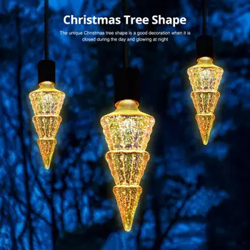 

LED Bulb 3D Colorful Firework Bulb 6W Christmas Tree Bulb E27 Art Deco LED Colorful Bulb Christmas Home Decoration Light