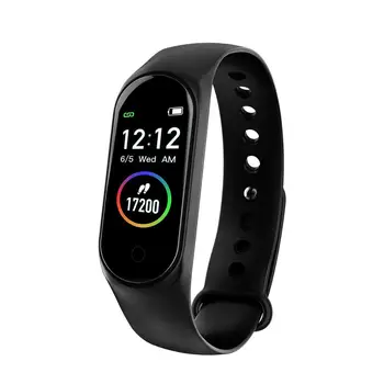 

M4S Smart Bracelet Color-screen IP67 Fitness Tracker blood pressure Heart Rate Monitor Smart band For Android IOS phone