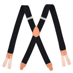 Men's Suspenders Shoulder Straps Trousers Sling Set Heavy Duty Big Size Work Suspenders Men Outdoor Button Suspenders 008