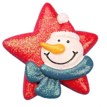 

Christmas Resin Flatback Button Ornament Charms for DIY Fridge Sticker Accessory
