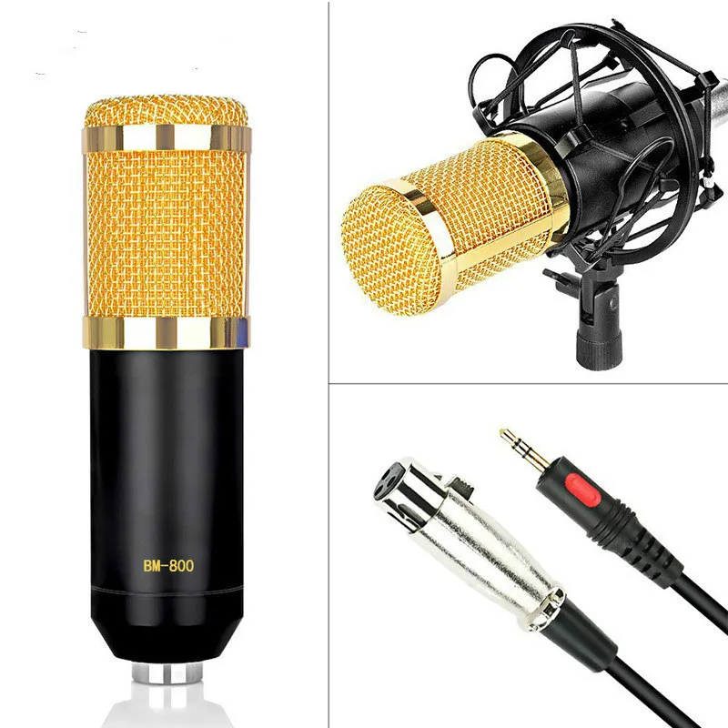 

Capacitive Microphone Network Anchor Microphone Computer K-song Large Diaphragm Capacitive Microphone BM-800