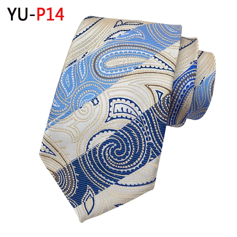 Necktie Мужские жаккардовые галстуки с узором пейсли, в полоску, в клетку, с цветком, для свадьбы, вечеринки, отдыха, узкая шея, галстуки в британском стиле, 8 см, Цветочный, деловой, Подарочный галстук, галстук - Цвет: Necktie