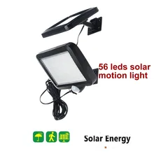 56 LED Solar Lamp Outdoor motion garden Solar Light street Wall+Lamp Infrared Sensor indoor home outdoor security yard spotlight