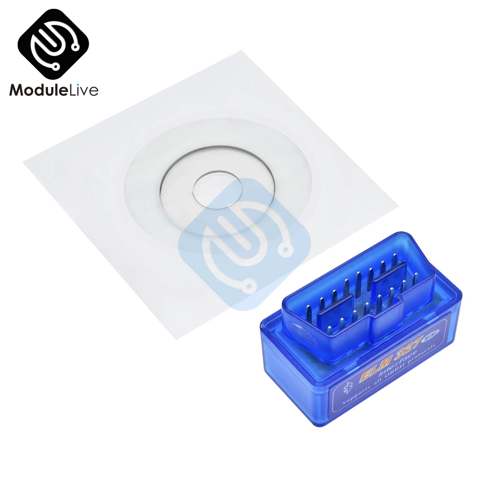 Супер Мини elm327 Bluetooth OBD2 V2.1 Elm 327 V 2,1 OBD 2 Автомобильный диагностический инструмент сканер Elm-327 OBDII адаптер автоматический диагностический инструмент