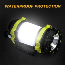 Светодиодный светильник для работы, портативный наружный светильник-вспышка, Точечный светильник, охотничий фонарь, походный поисковый светильник, перезаряжаемый светильник, прожектор, светильник Tenda