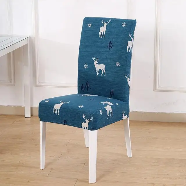 Pattern 6 50 цветочный принт спандекс стрейч обеденный стула для свадебной вечеринки защитный чехол Съемный моющийся чехол для столовой - Цвет: Pattern 6