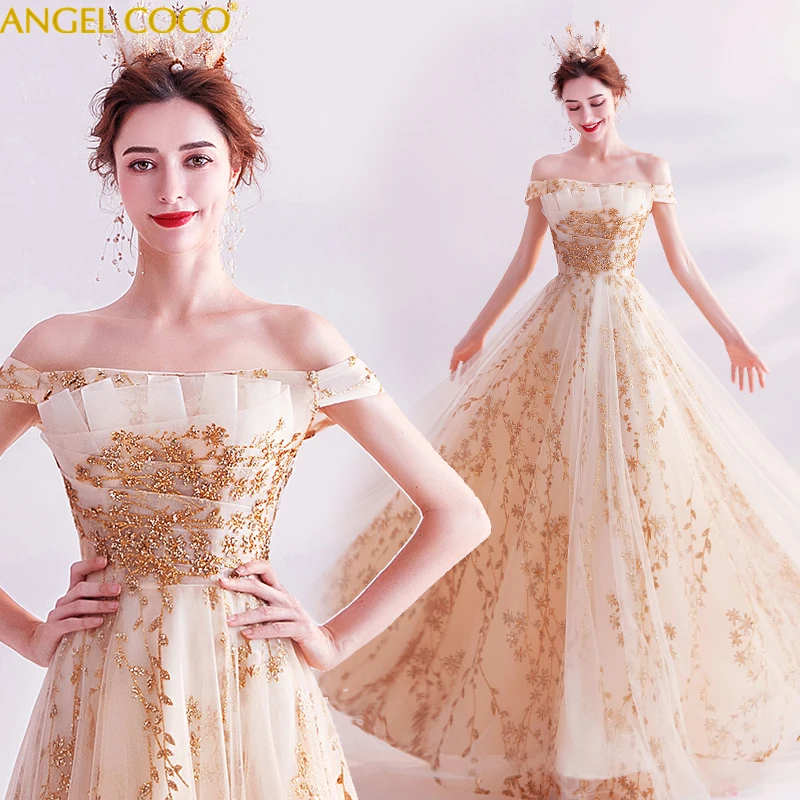 

Glitter Sequins Sparkle Long Evening Dresses 2020 Maternity Dress Arabic Dudai Formal Pregnancy Clothes Prom Gown Robe de Soiree