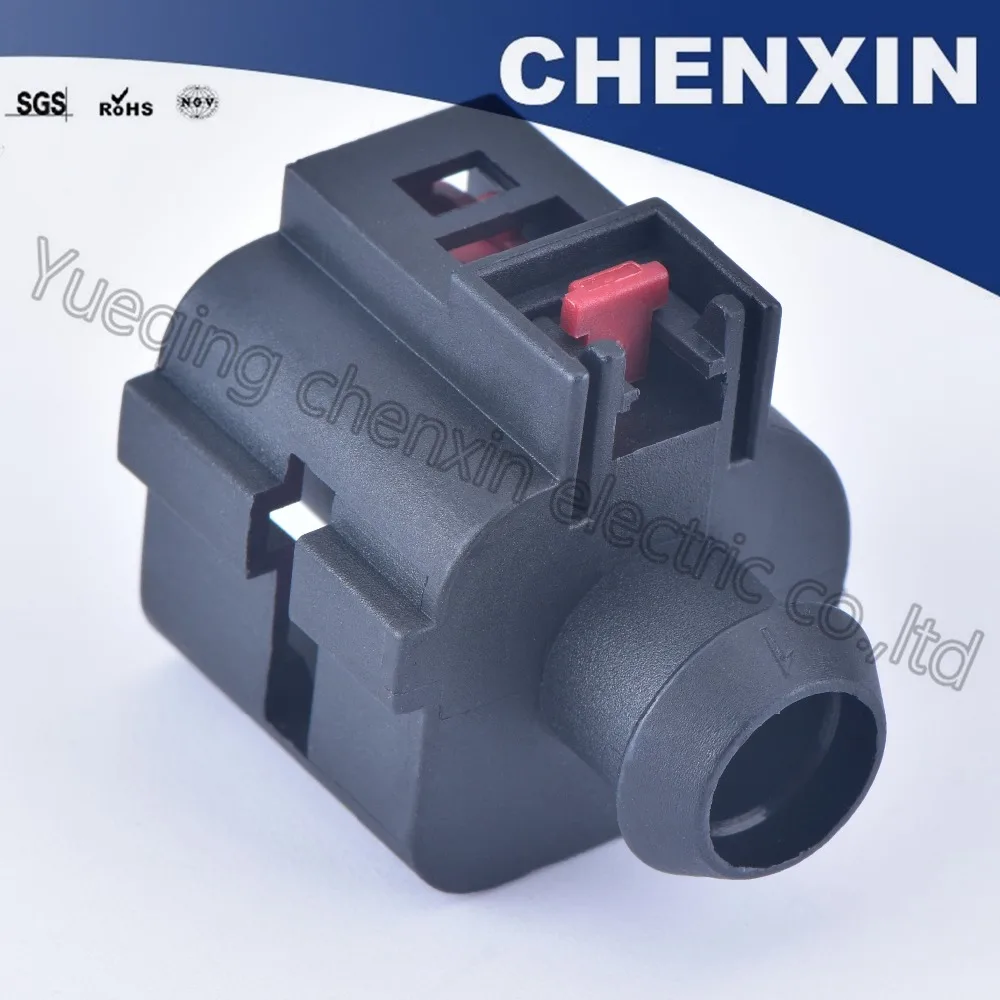 Black 1pin waterproof auto connector female socket wiring harness engine starter connector motor plug sensor connector 1K0973751