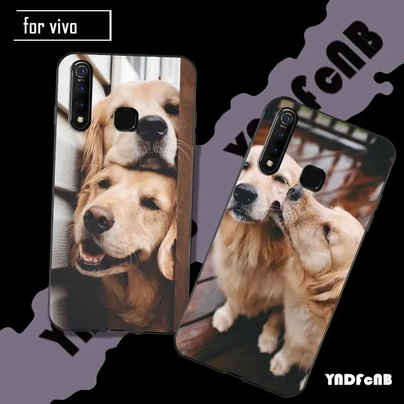 

Golden Retriever dog Silicone phone cover case for vivo u3x Y11 Y12 Y19 Y81 Y91C V9 V17 V15 pro funda