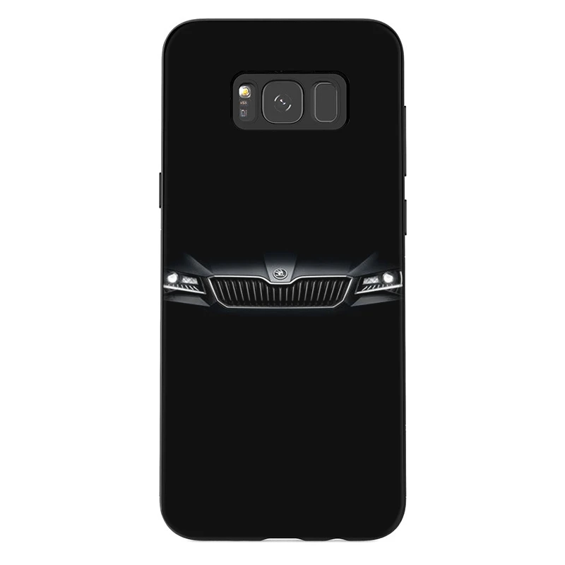Мобильный чехол для телефона для samsung A10s A20s A30s A40s A50s A3 A5 A6 A7 A8 A9 A10 A30 A40 A50 A70 J6 плюс полное покрытие для автомобиля Skoda логотип