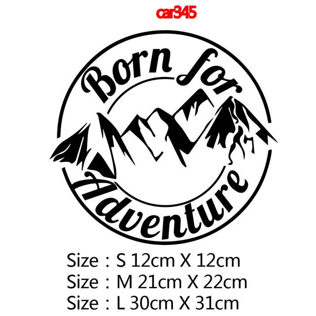 10 Styles Adventure Sports Compass Car Sticker Wrap Vinyl Mountain car-Styling Auto Engine Cover Door Window Large Size car345