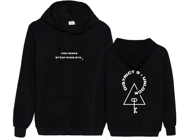 KPOP защищает Детские World Tour District 9 разблокировать Толстовка StrayKids в Корейском стиле, уличная одежда в стиле «хип-хоп», хлопковая толстовка с капюшоном и длинными рукавами Для женщин - Цвет: 07