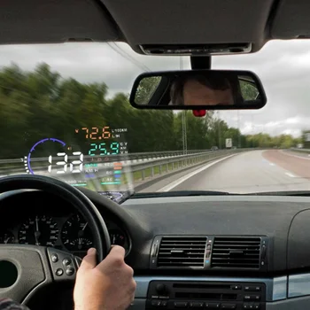 

Projector A8 AS Head Up Display Multi-Functional Black Accessories HUD Gauge