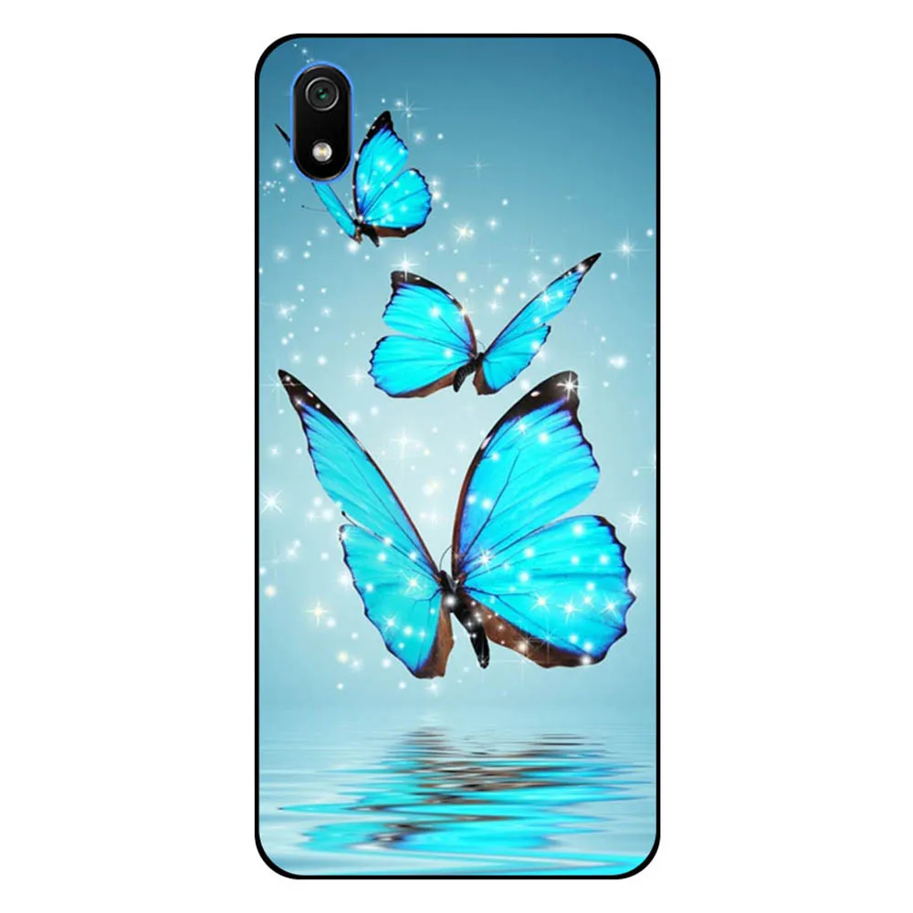 Милый художественный чехол Coque для Xiaomi Redmi 7 7a Новинка Цветы Силиконовый чехол для телефона Xiaomi Redmi 7A Redmi 7a задняя крышка Fundas - Цвет: Case W120