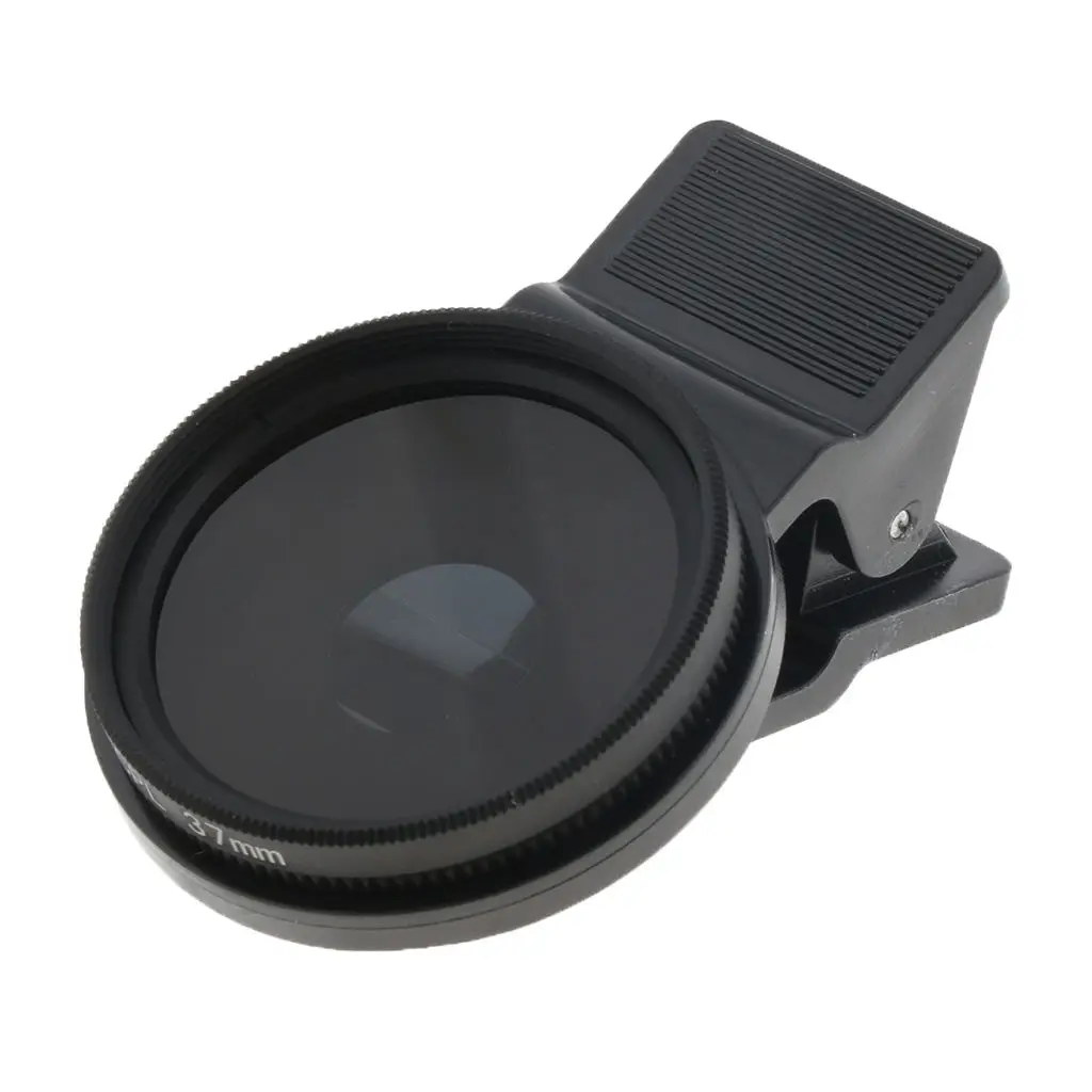 Circular Polarizing Filter Phone Lens Filter CPL Lens Filter 37mm Circular Polarizing Filter CPL Clip-on Phone Lens Thin Efficient Circular Polarized