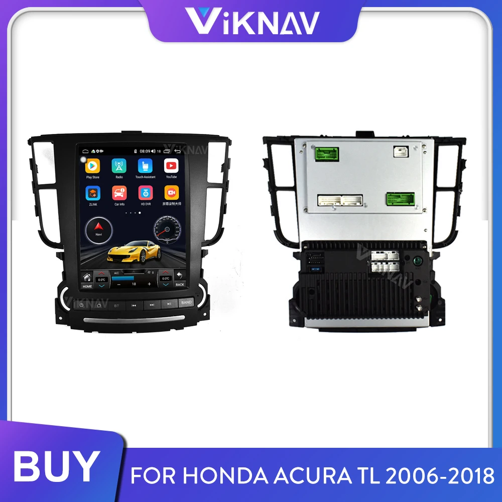 

For Honda Acura TL 2006-2018 Android Car Radio Auto Audio Multimedia Player GPS Navigation Tape Recorder 2 Din