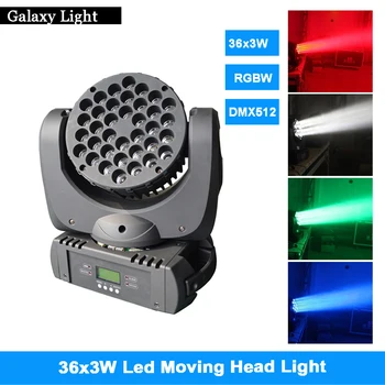 

36x3W DJ Disco Bar Night Club LED Moving Head Stage Light RGBW DMX512 Control Effect Lighting