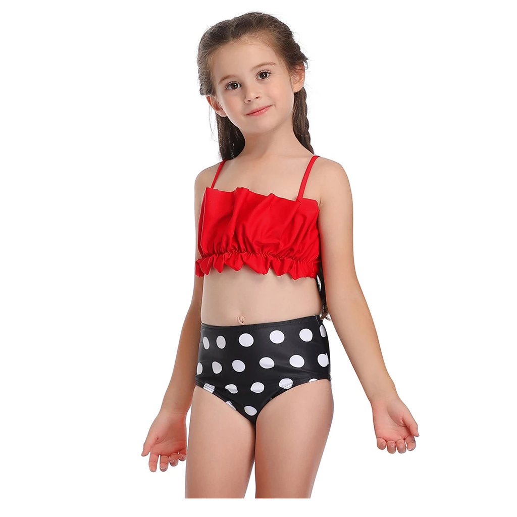 Maillot De Bain Deux Pieces Enfants Fleur Correspondant Maillot De Bain Maillots De Bain Bebe Fille Vetements Enfants Maillots De Bain Pour Les Filles Aliexpress