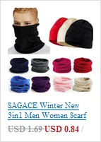SAGACE, унисекс, детский зимний однотонный вязаный теплый костюм из трех предметов шарф, помпон, милая шапка, шапочка, перчатки, шапка A30920