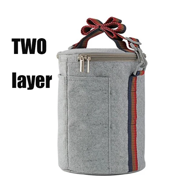 two layer 2/3/4 слоя инкубатор японский Термальность Коробки для обедов Портативный путешествия герметичность Нержавеющая сталь бенто ланч бокс для детей школьного Еда контейнер - Цвет: two layer