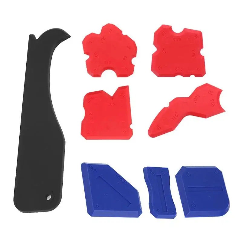  8pcs Silicone Sealant Spreader Spatula Scraper Cement Caulk Removal Tool Sealant Scrapers for silic