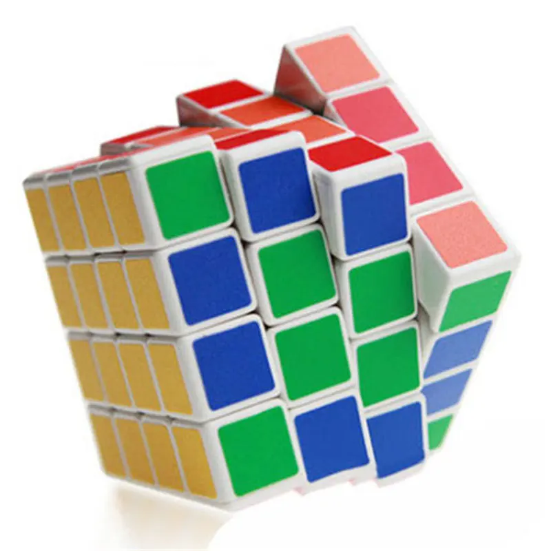 Mini Cubo Magico 4x4x4 Cube Puzzle Kids Cube Twist Speed Toys Plastic Antistress Cubo Magico Speed Cube Mini Puzzler EE50MF - Цвет: White 4X4X4