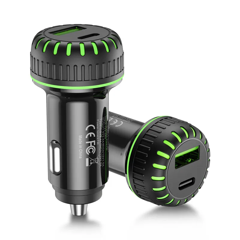 Tkey USB Автомобильное зарядное устройство quick charge 3,0 для мобильного телефона адаптер двойной USB быстрая зарядка Dash зарядное устройство для samsung huawei xiaomi - Тип штекера: B2