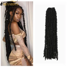 

HeyMidea 22Inch Hand-Made Butterfly Locs Crochet Hair Soft Natural Pre Looped Long Distressed Faux Locs Crochet Hair
