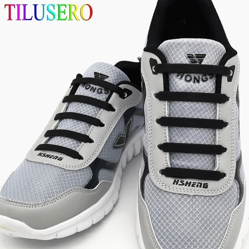 Shoe Laces Shoelaces Without Ties Elastic Shoelaces Elastic Shoe Laces Shoe Accessories 14pcs/lot 6 sizes multicolour Shoelaces No Tie Shoelaces Unisex Elastic Silicone ShoeLaces Men Women All Sneakers