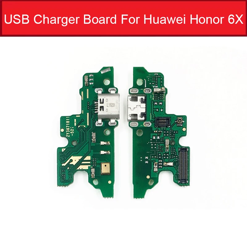 Зарядное устройство USB для huawei Honor 5A 5C 5X6 6A 6X7 7A Pro 7C 7X 8A 8C Max Usb зарядка док-станция разъем Замена платы - Цвет: For Honor 6X