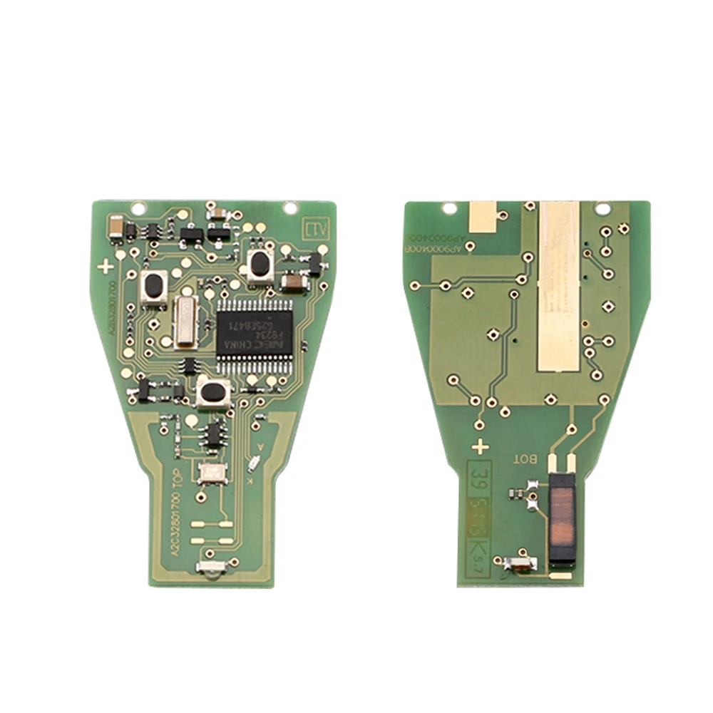 KEYYOU REMOTE KEY CASE FOB 433MHZ 3 BUTTONS FOR MERCEDES BENZ C E ML CLASS SPRINTER CONTROL CIRCUIT BOARD KEYLESS