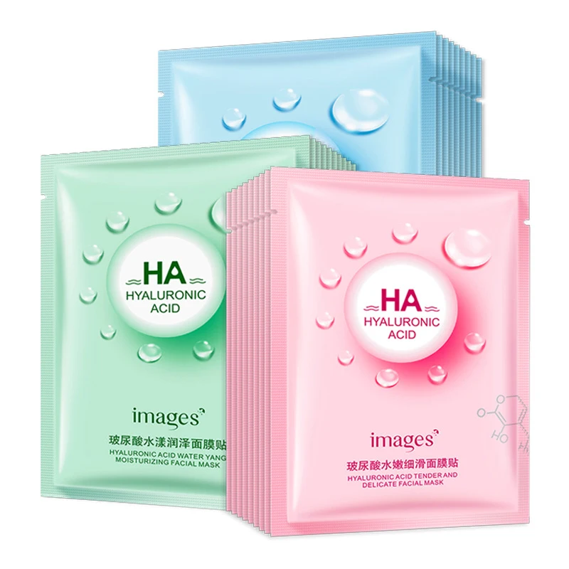 

Image 1 Pcs Hyaluronic Acid Moisturizing Mask Moisturizing Oil Control Facial Mask Korean Skin Care TSLM1