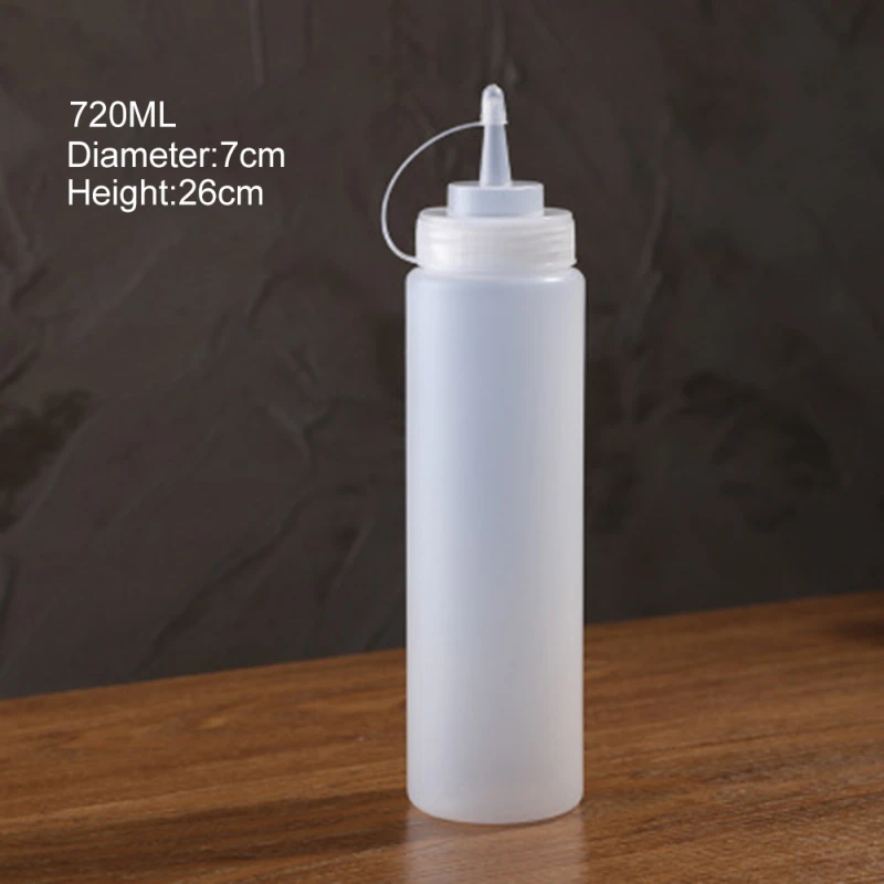 PB0679WXL Mutifuntional Adjustable Jam Ketchup Salad Dressing Squeeze Bottle Kitchen Practical Condiment Bottle Splash Prevention Tools - Color: PB0679WXL