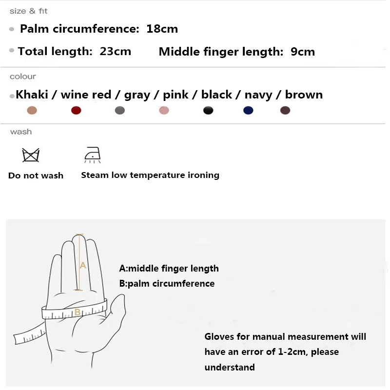 winter wool gloves for women warm plus velvet thickening riding touch screen gloves female long mittens cashmere gloves