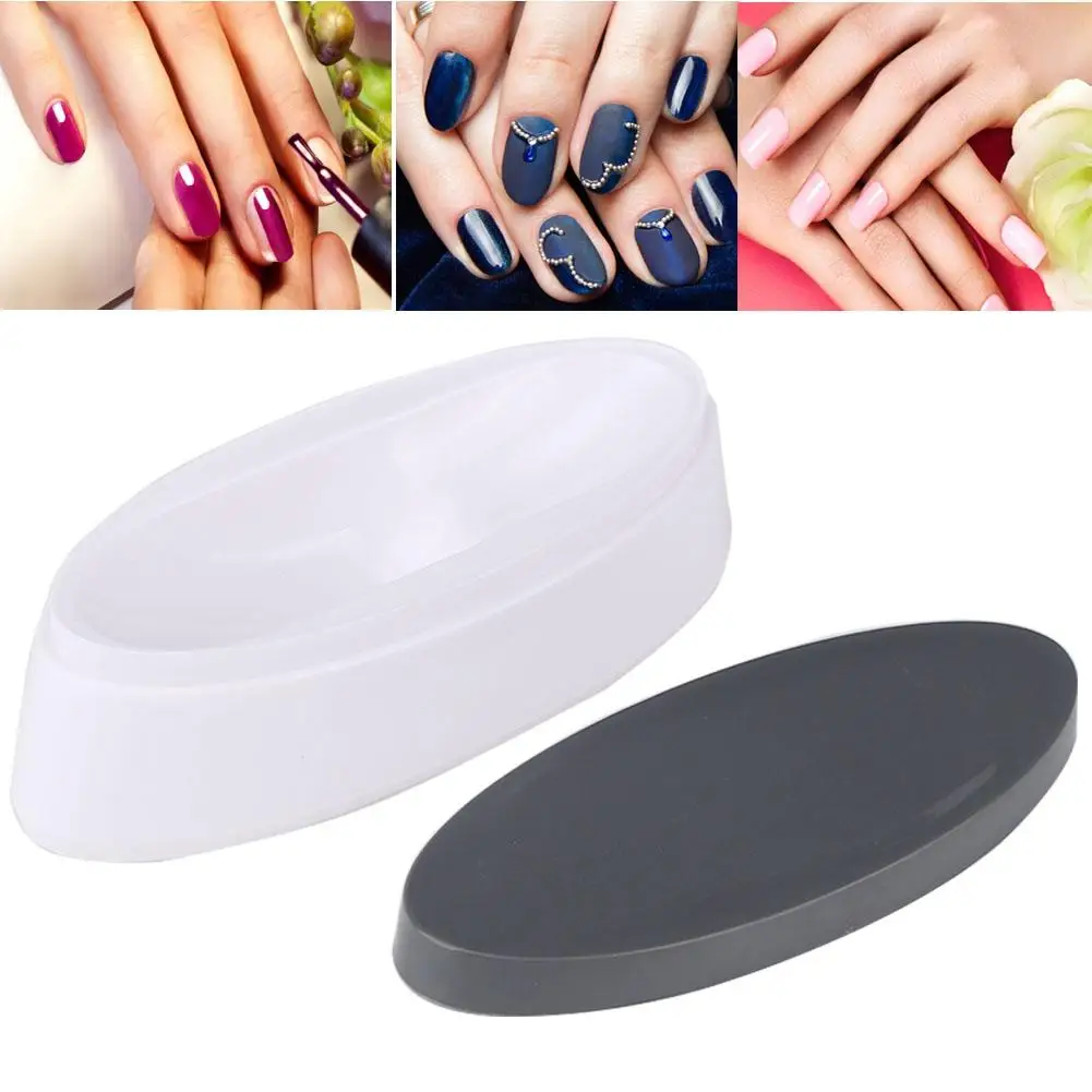 Французский стиль дизайн ногтей погружной контейнер окунания порошка коробка литья формы направляющие французский стиль окунания порошка коробка маникюрные инструменты