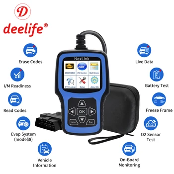 

Deelife OBD2 Scanner Car Diagnosis OBD 2 Diagnostic Tool for Auto ODB2 OBDII ODB II Professional Code Reader Automotive Scan