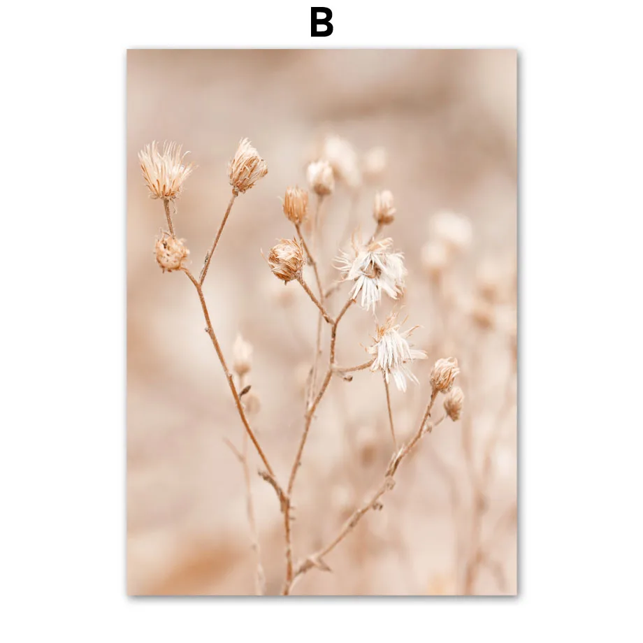 Wall-Art-Canvas-Painting-Natural-Reed-Dandelion-Flower-Leaf-Plant-Quotes-Nordic-Posters-And-Prints-Wall (4)
