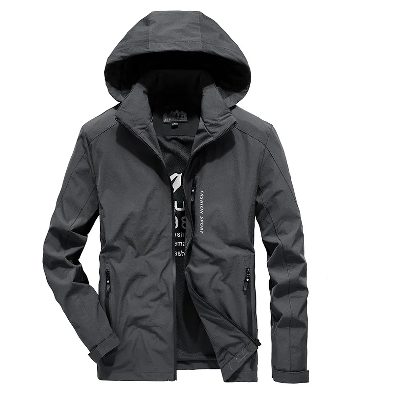 mens jacket windbreakers hip hop jackets men baseball jacket streetwearmen designer clothes mens high fashion Stand Casual Slim