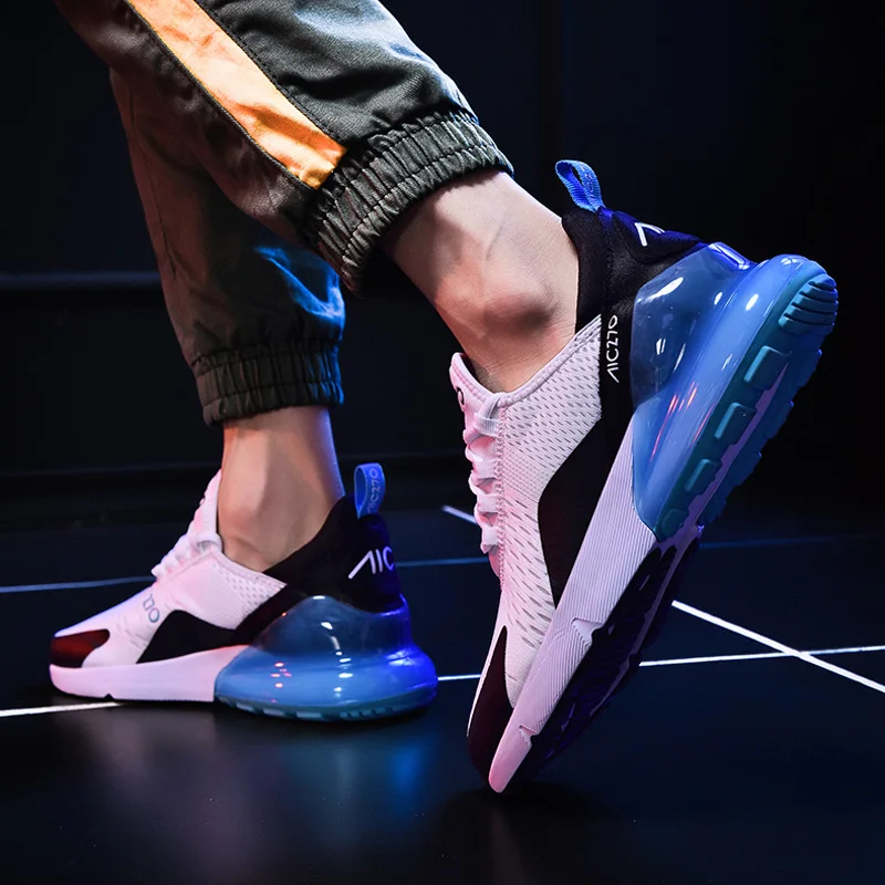 Мужские сетчатые дышащие Спортивные кроссовки Air Max, красные, черные, белые, 39 S, легкие Прогулочные кроссовки для влюбленных, кроссовки для бега