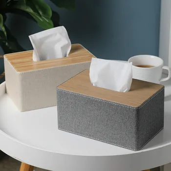 

Paper box home living room creative Nordic tissue box home napkin tray bedroom desktop paper box simple WF108245