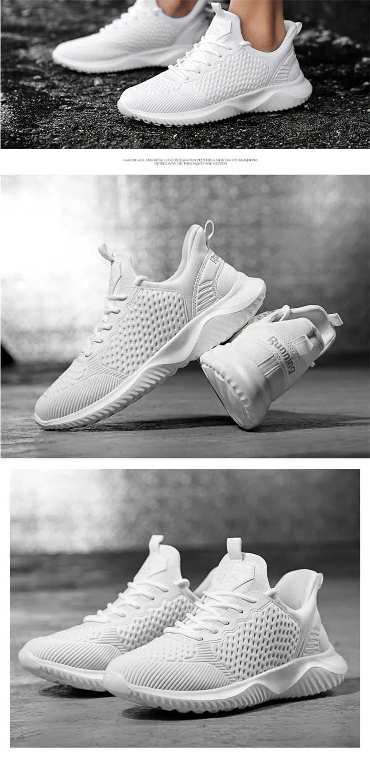Брендовая дизайнерская роскошная женская обувь AlphaBounce со шнуровкой, на платформе, с открытыми носками, кроссовки средней высоты, белая вязаная обувь со звездами