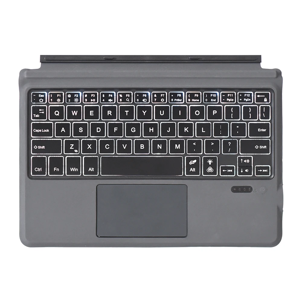 

For Microsoft Surface Go 10 Inch American Bluetooth Touchpad Keyboard Portable 7 Colors Backlit Glowing Tablet Keyboards