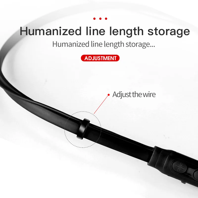 Шейная bluetooth-гарнитура беспроводная гарнитура для Xiaomi iPhone наушники, стерео шпильки с микрофоном