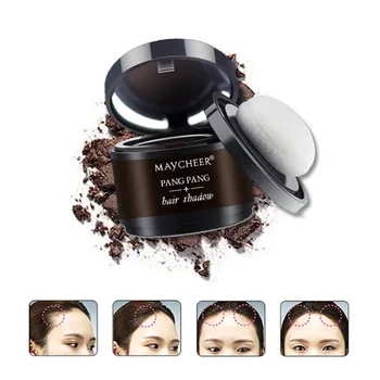 

4 Color Hair Shadow Powder Waterproof Hair Line Edge Control Powder Fluffy Hair Line Shadow Root Cover Up Conceale TSLM1