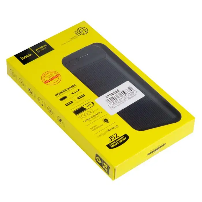 Hoco J52 Внешний аккумулятор HOCO J52 New Joy Mobille, (10000mAh