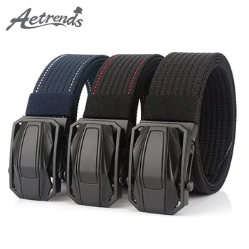 

[AETRENDS] Outdoor Military Web Belt with Alloy Buckle in 1.5 Inches Width Tactical Belts for Men Jeans Pants D-0177