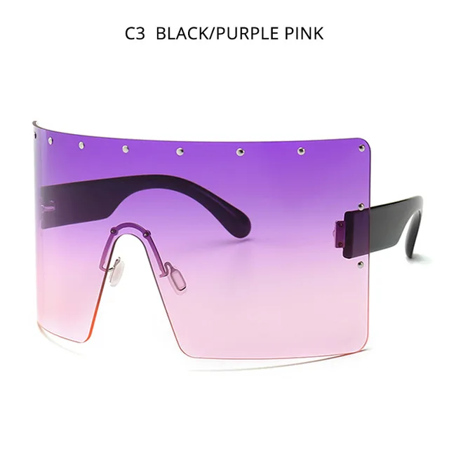 Boho occhiali da sole enormi donna occhiali da sole oversize con diamanti  Extra Large colorati scuri occhiali da vista Vintage con montatura grande  occhiali antivento|Women's Sunglasses| - AliExpress