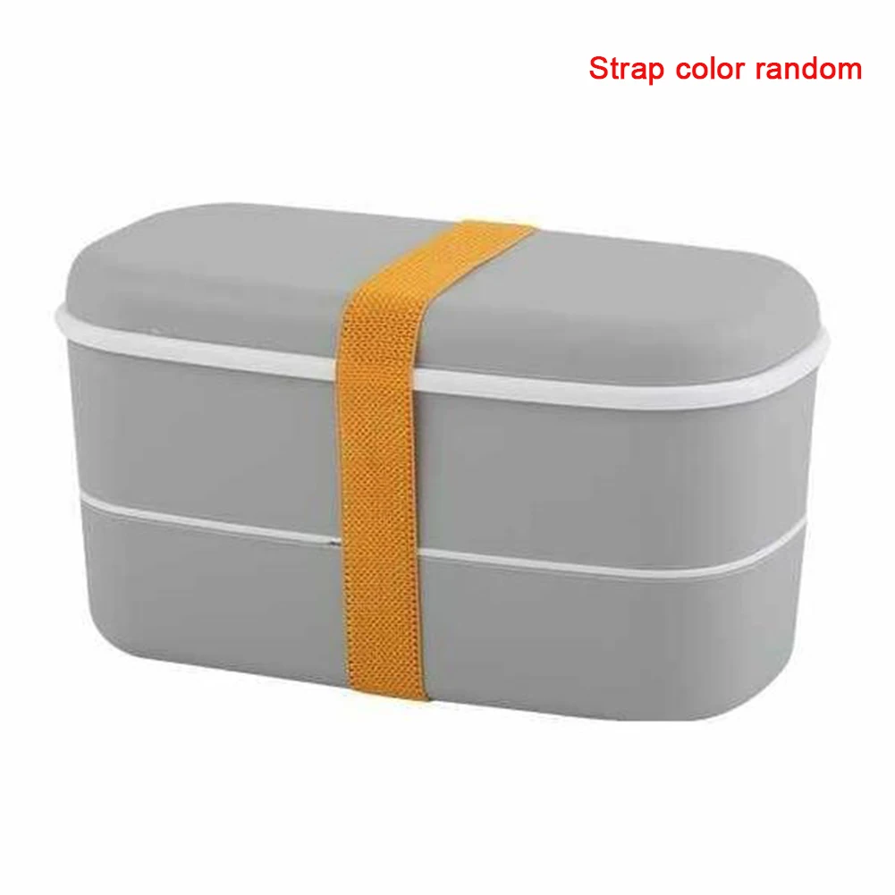 С столовыми приборами многоразовые Bento Box для хранения еды изолированные съемные дети взрослые двухслойные микроволновая печь работа Ланч школа