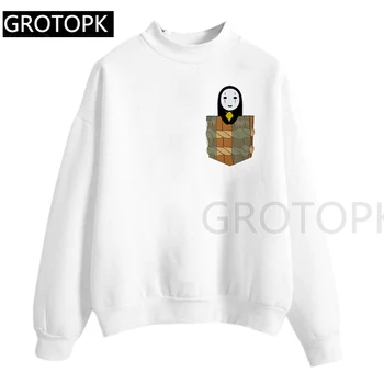 

Anime Totoro Miyazaki Hayao Hoodies Spirit Away Hoodies Women Fashion Sweatshirts Hip Hop Hoodie Studio Ghibli Women's Clothes