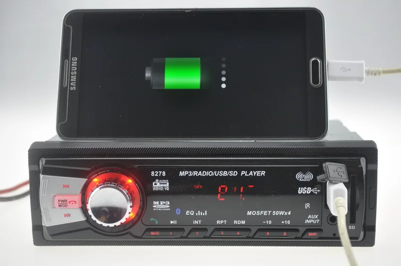 Радио кассетный плеер 12 в автомобильный стерео FM Радио MP3 аудио плеер Поддержка Bluetooth телефон с USB/SD MMC 1 DIN Авторадио